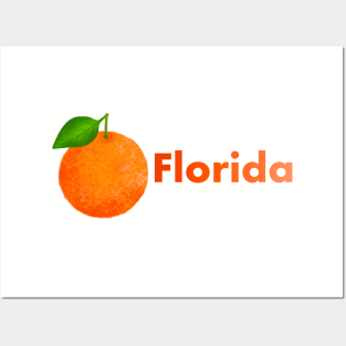 Florida Orange Posters and Art